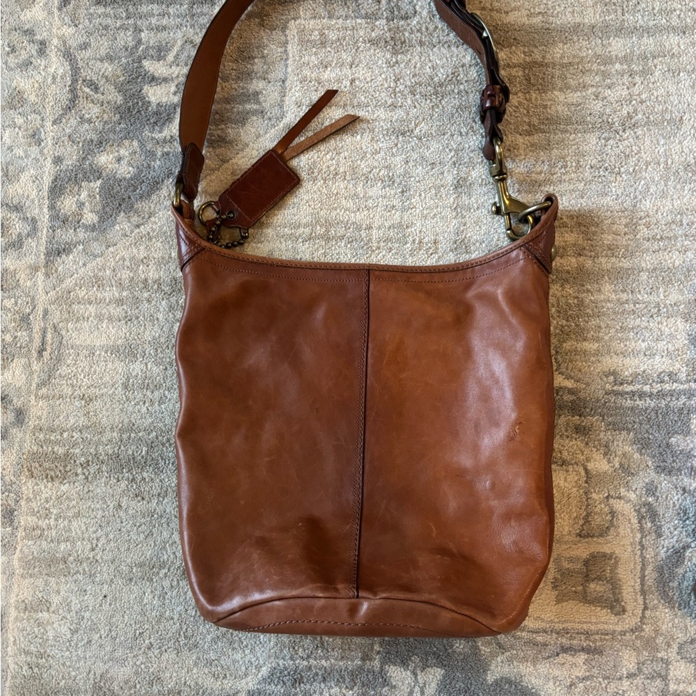 Coach Tan Leather Tote